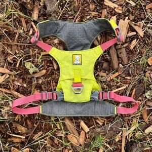 Ruffwear Hi & Light Lightweight Dog Harness - Size XS - Lichen Green and Pink